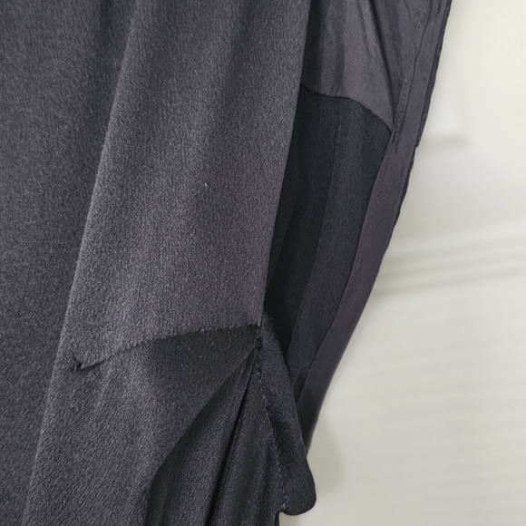 Pas De Calais 100% black silk dress - Picture 8 of 8